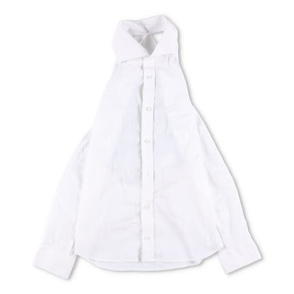 BETTTER X G&H Womens Kennedy Shirt Altered Front Bow Sleeveless White M RRP 378 — View 3