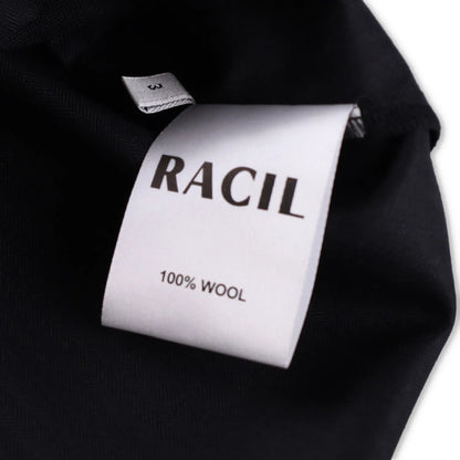 RACIL Women Misha Herringbone Wool High Waisted Mini Draped Skirt Black 3 RRP420 — View 7