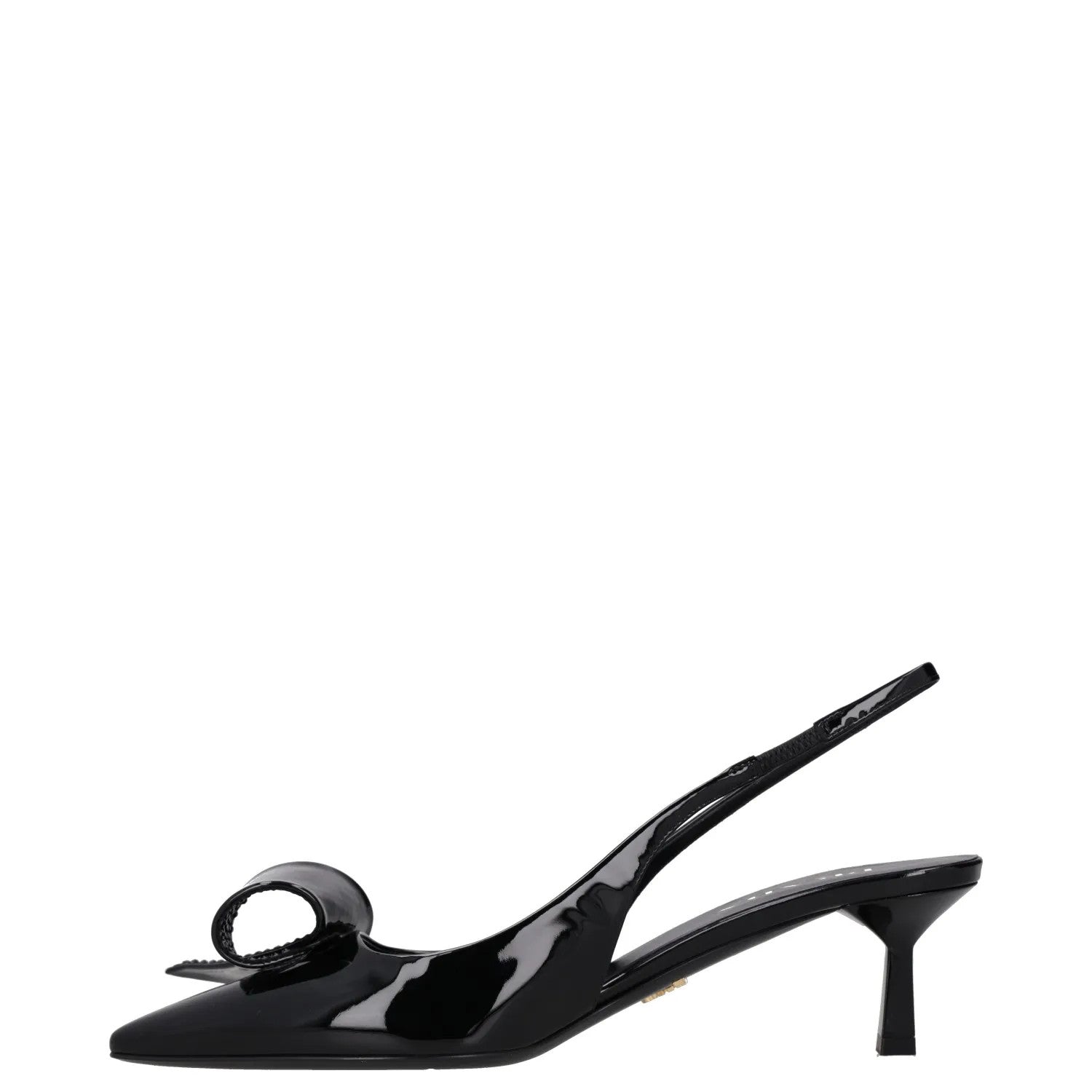 PRADA Womens Modellerie Torchon 55 Mid Heel Point Toe Pumps Black EU 39 RRP 1320 — View 4