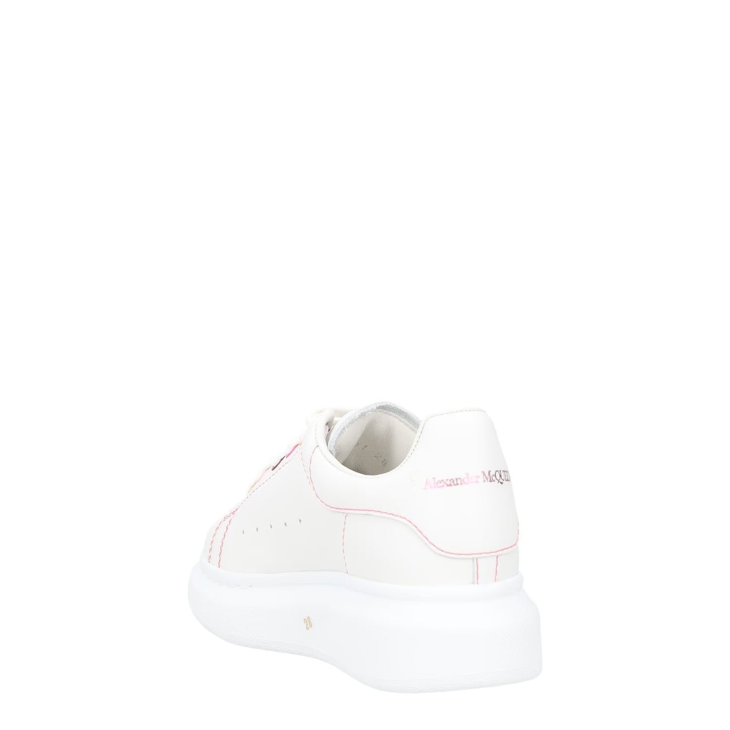 ALEXANDER MCQUEEN Girls Trainers White Low Top Lace Up Chunky UK 10 RRP 524 — View 5