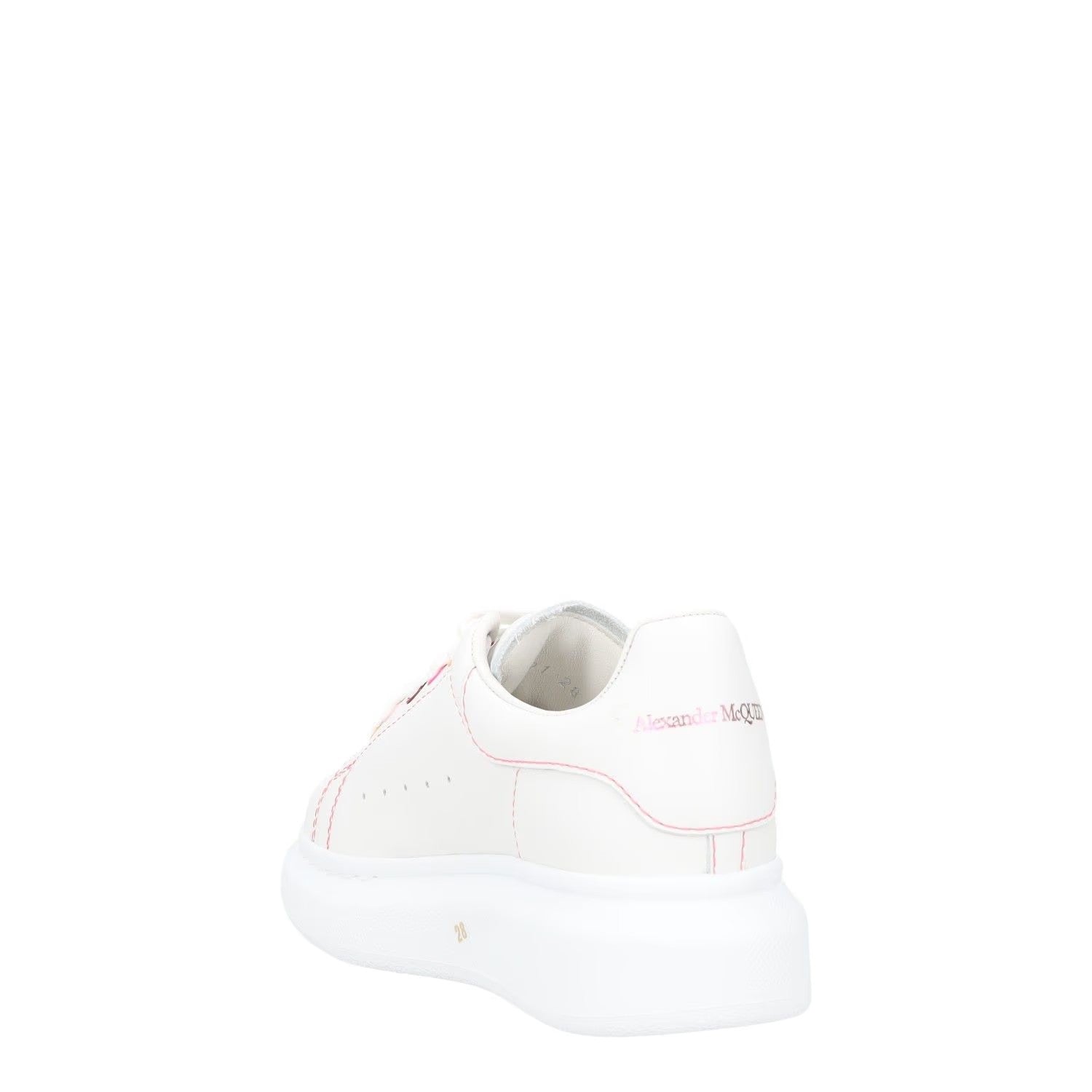 ALEXANDER MCQUEEN Girls Trainers White Low Top Lace Up Chunky UK 10 RRP 524 — View 5