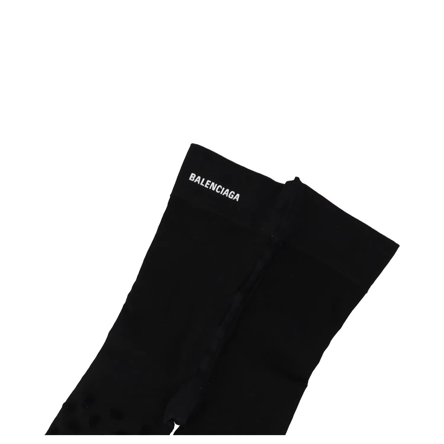 BALENCIAGA Womens Womens Tights Nylon Knitted Black Opaque Size L RRP 250 — View 2