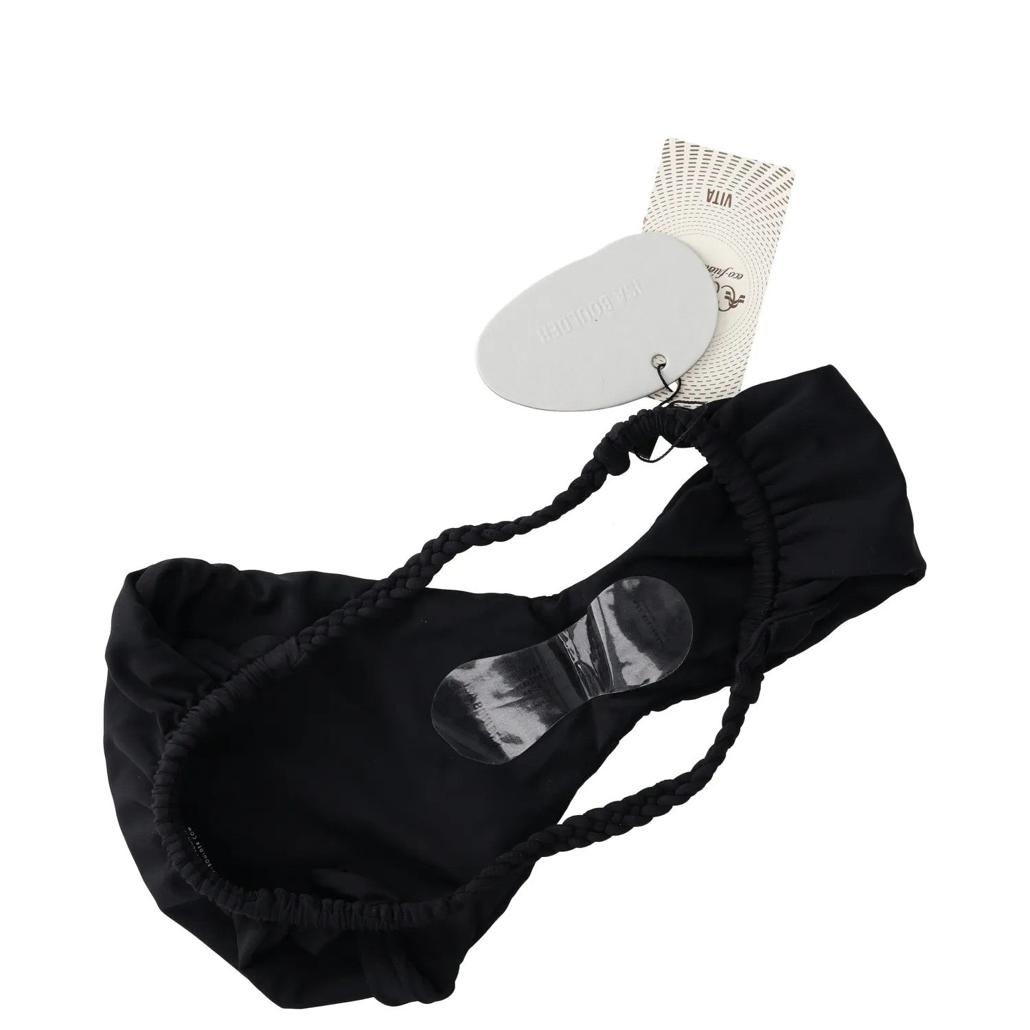 ISA BOULDER Women's Rev Bikini Bottoms Twist Strap Black Size S RRP 160 — View 5