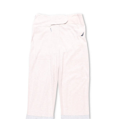 CONNER IVES Womens Flared Joggers Mixed Vintage Fibre White Logo Size M RRP 250 — View 2