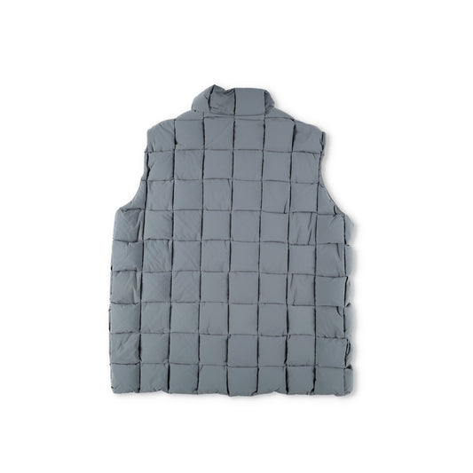 BOTTEGA VENETA Mens Quilted Interractio Puffer Gilet Sage Green Size M/L RRP3500 — View 2
