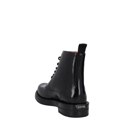 DIOR HOMME Mens Carlo Combat Boots Patent Leather Black Lace Up UK 12 RRP 1150 — View 5