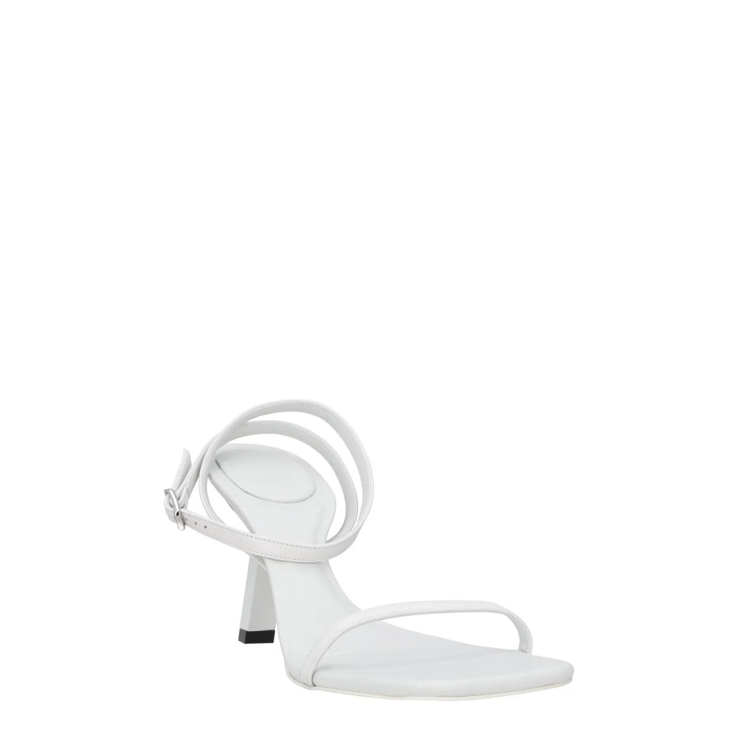 BALENCIAGA Womens Slingback Stiletto Heels White Leather Size UK 9 RRP 625 — View 2