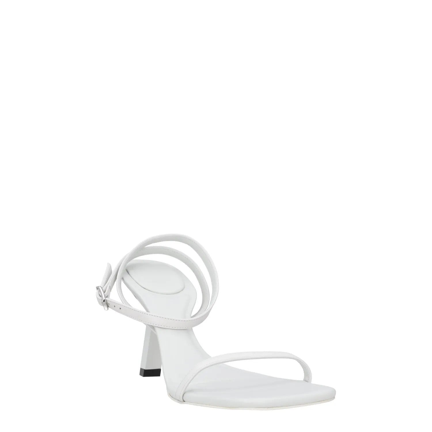 BALENCIAGA Womens Slingback Stiletto Heels White Leather Size UK 9 RRP 625 — View 2