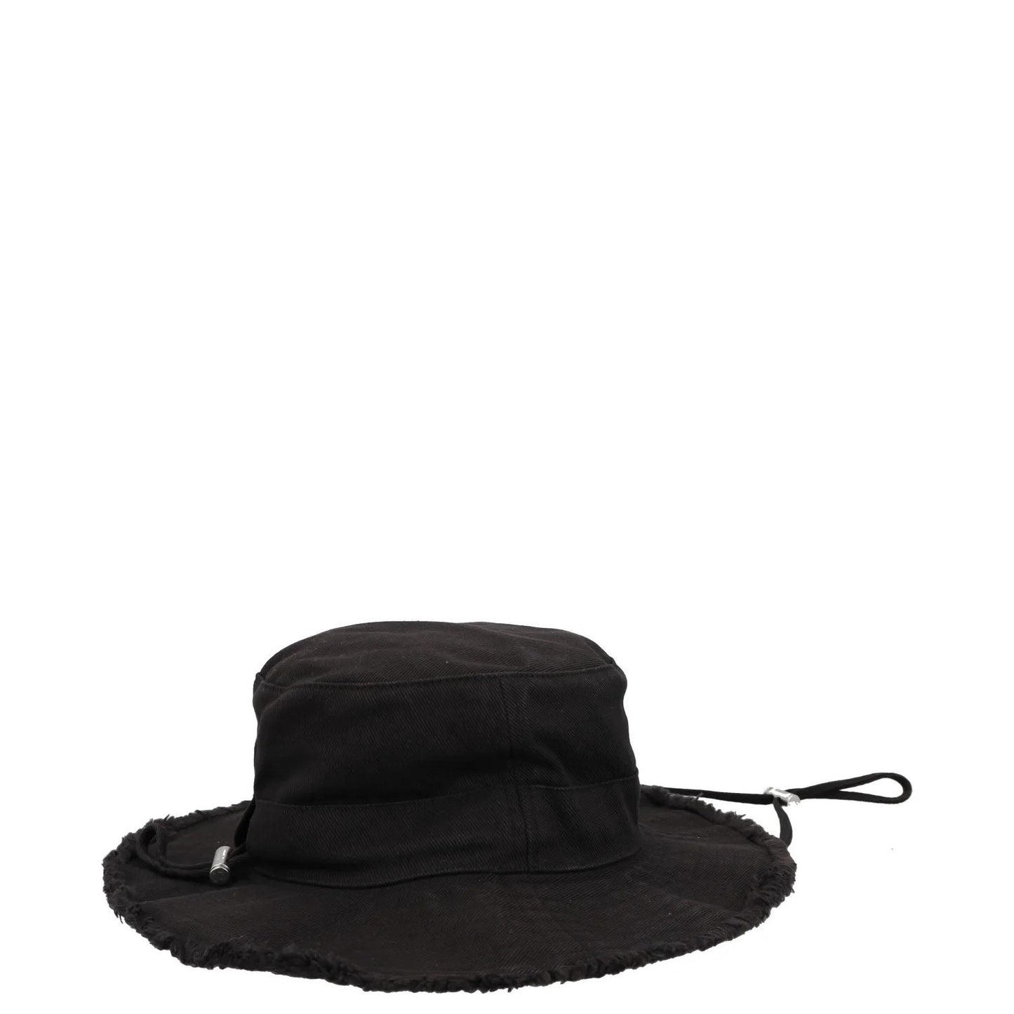 JACQUEMUS Unisex Jacqu Le Bob Artichaut Hat Black Logo Strap Size L RRP 125 — View 6