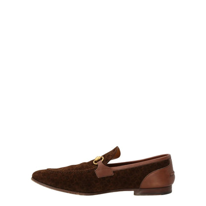 GUCCI Mens Jordan Leather Loafers Core Brown Flat Small Heel Size UK 9 RRP 645 — View 5