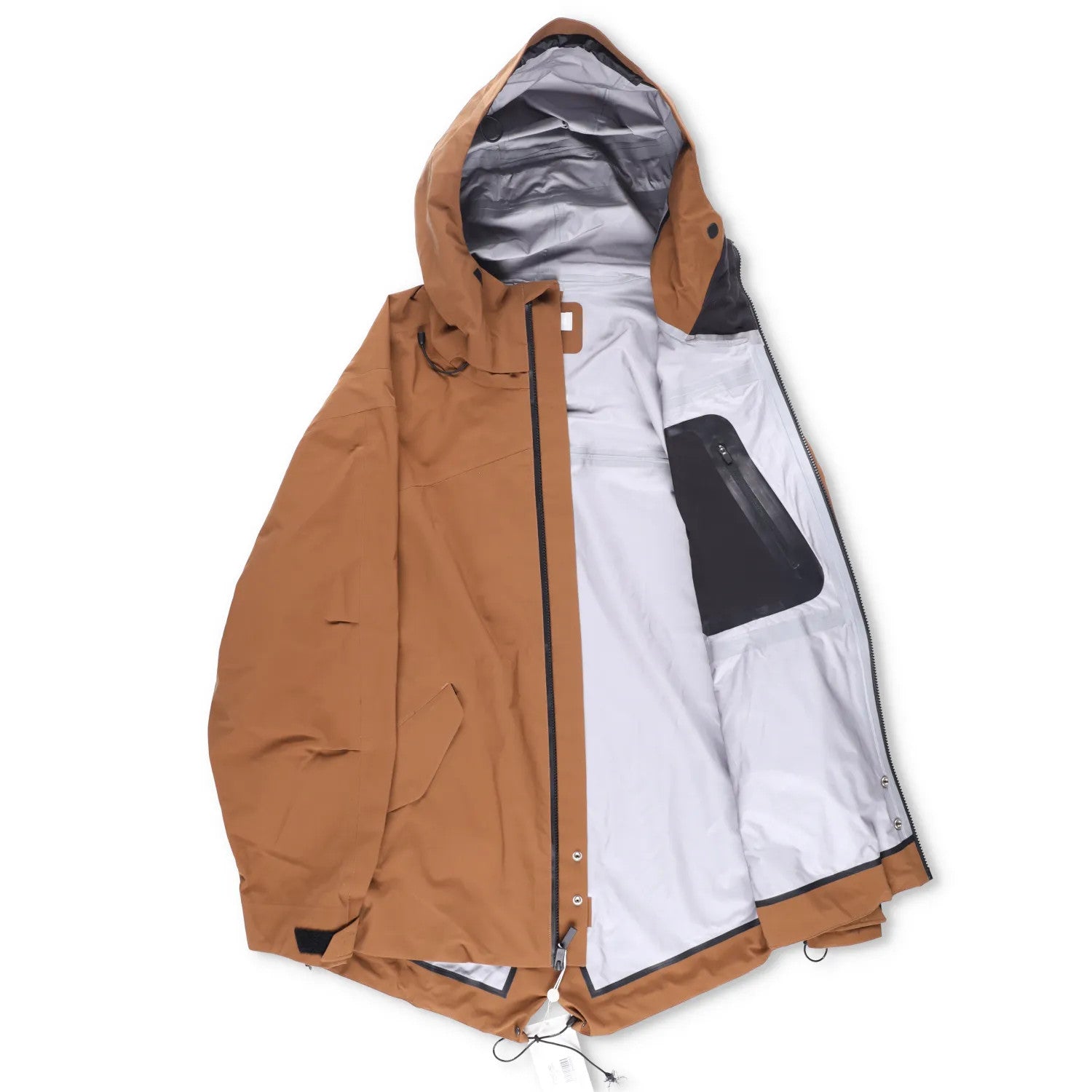 HOLDEN Mens Nia Parka Brown Softshell Zip Stand Up Collar Size M RRP 800 — View 6