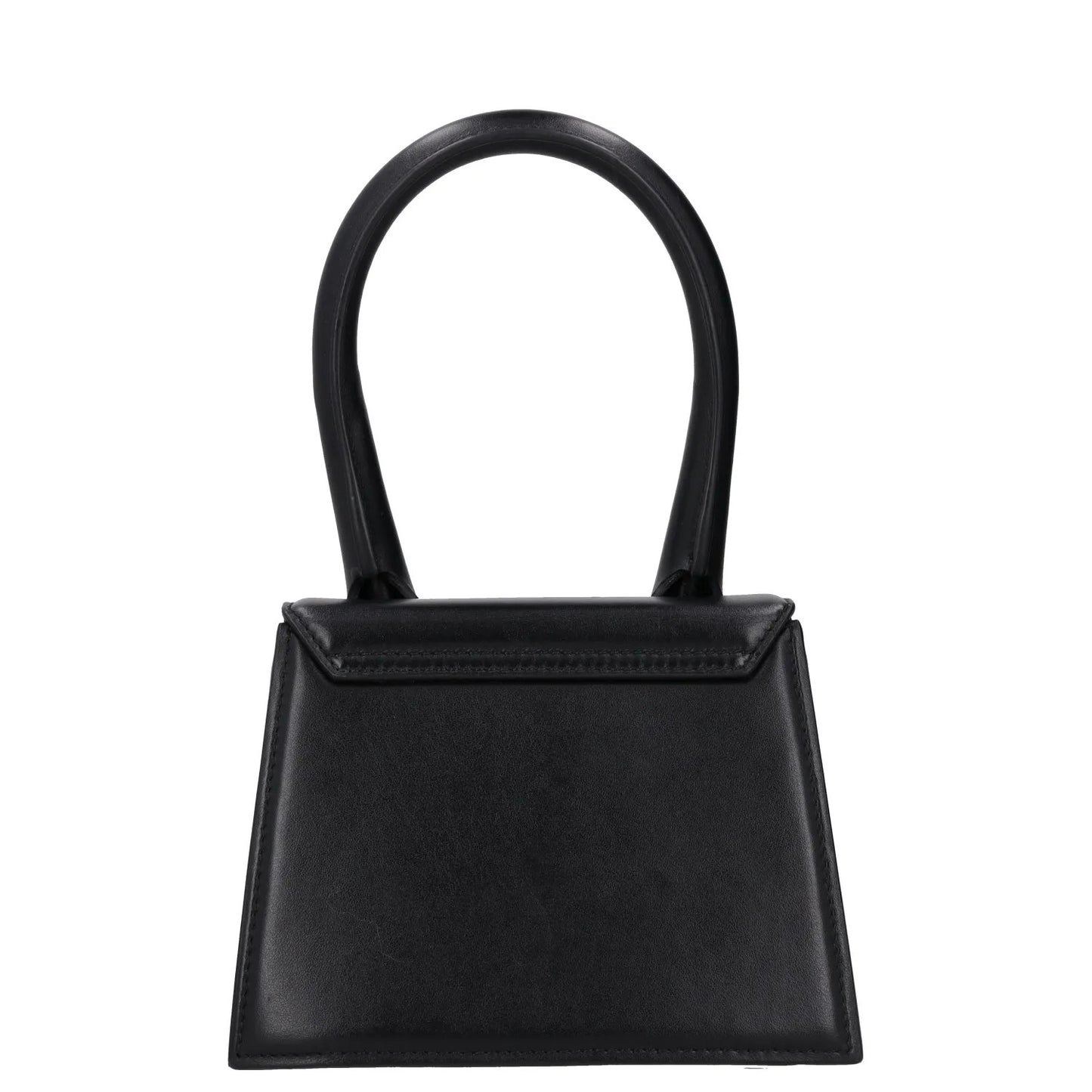 JACQUEMUS Womens Le Chiquito Moyen Leather Tote Bag Black Gold One Size RRP 680 — View 4