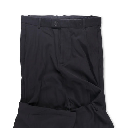 BALENCIAGA Womens Godet Skirt Maxi Asymmetric Twill Black Size 38 RRP 2450 — View 3