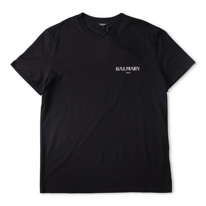 BALMAIN Mens Silver Vintage T-Shirt Classic Fit Crew Neck Short Sleeve XL RRP375