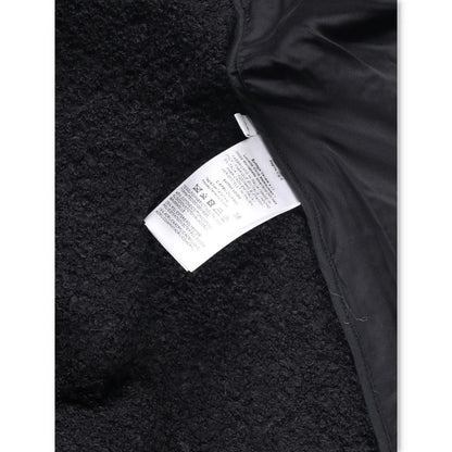 BOTTEGA VENETA Womens Black Double Breasted Overcoat Cotton Blend 38 RRP 3500 — View 7