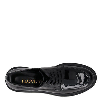 HAVVA MUSTAFA Womens Shoes Flat Round Toe Black Leather Lace Up UK 5 RRP 300 — View 7