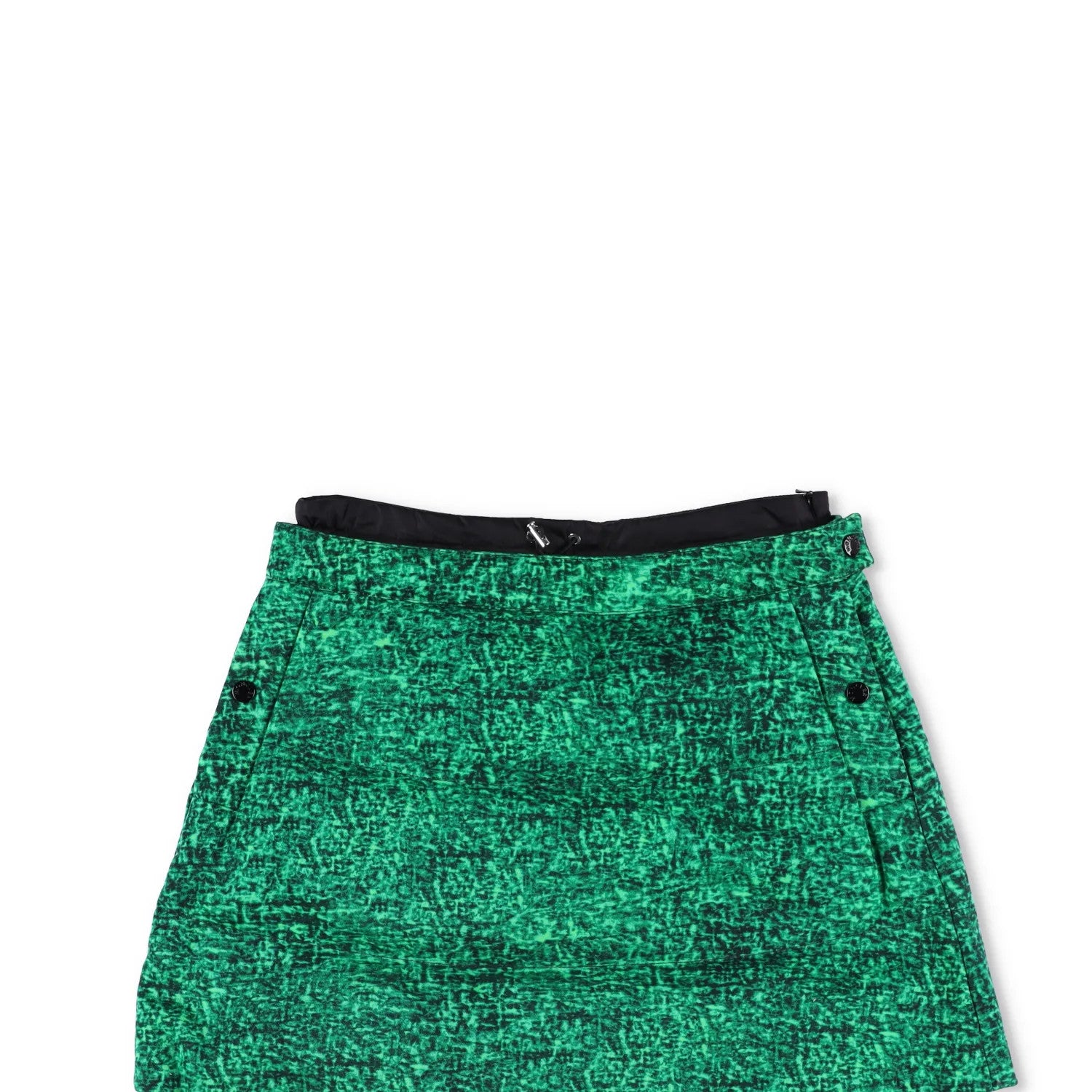 MONCLER GENIUS X JWA Womens Mini A-Line Skirt Mini Green Size 40 RRP 495 — View 2