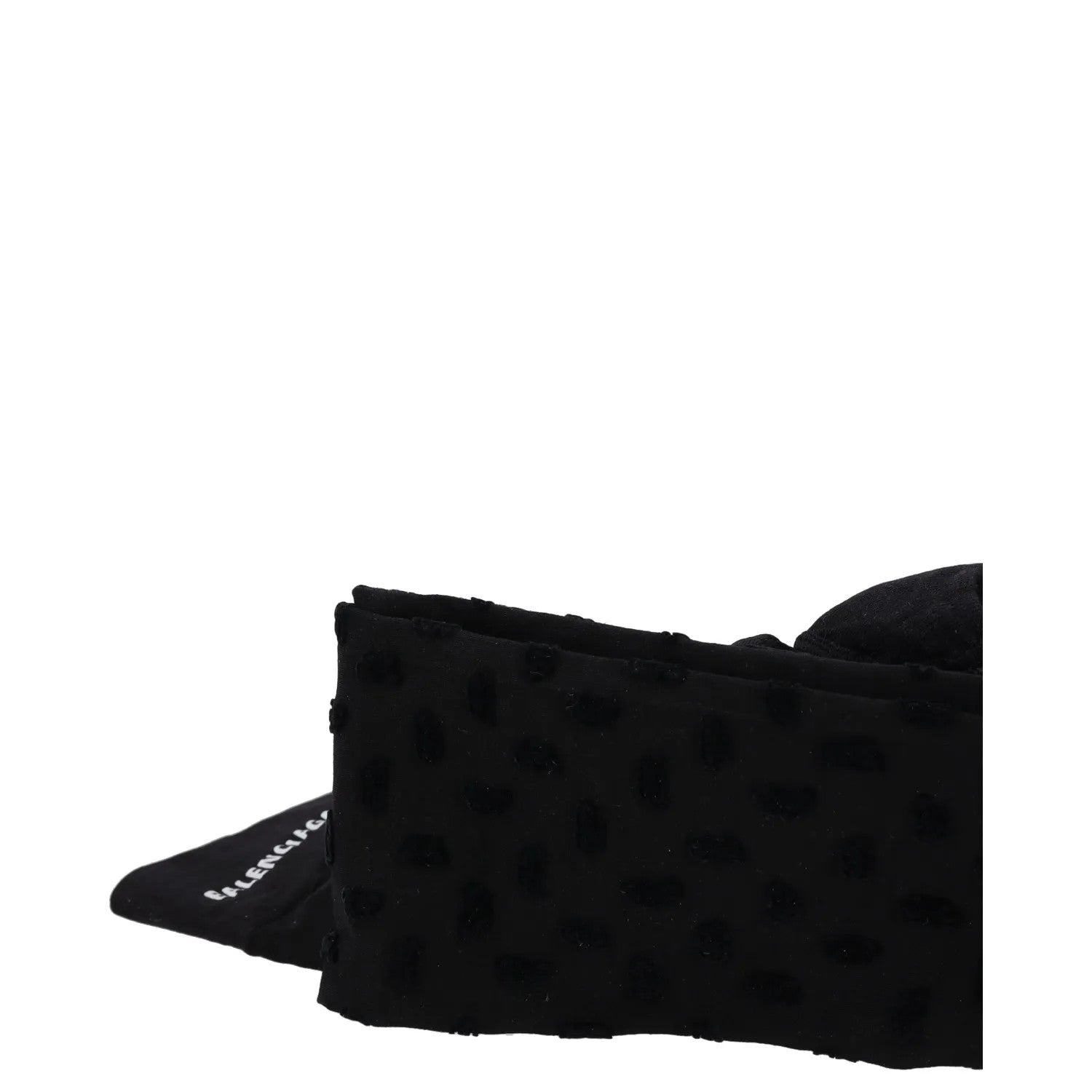 BALENCIAGA Womens Womens Tights Nylon Knitted Black Opaque Size L RRP 250 — View 7