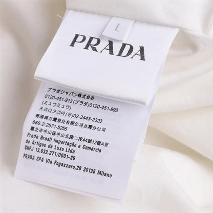 PRADA Mens Tela Cotton Vest White Waistcoat Gillet Sleeveless Size L RRP 1200 — View 7