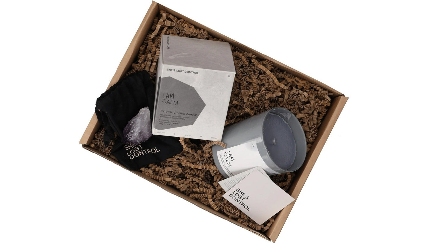 She's Lost Control New Mama Gift Set Candle Scent Quartz Stone OS RRP 195 — View 2