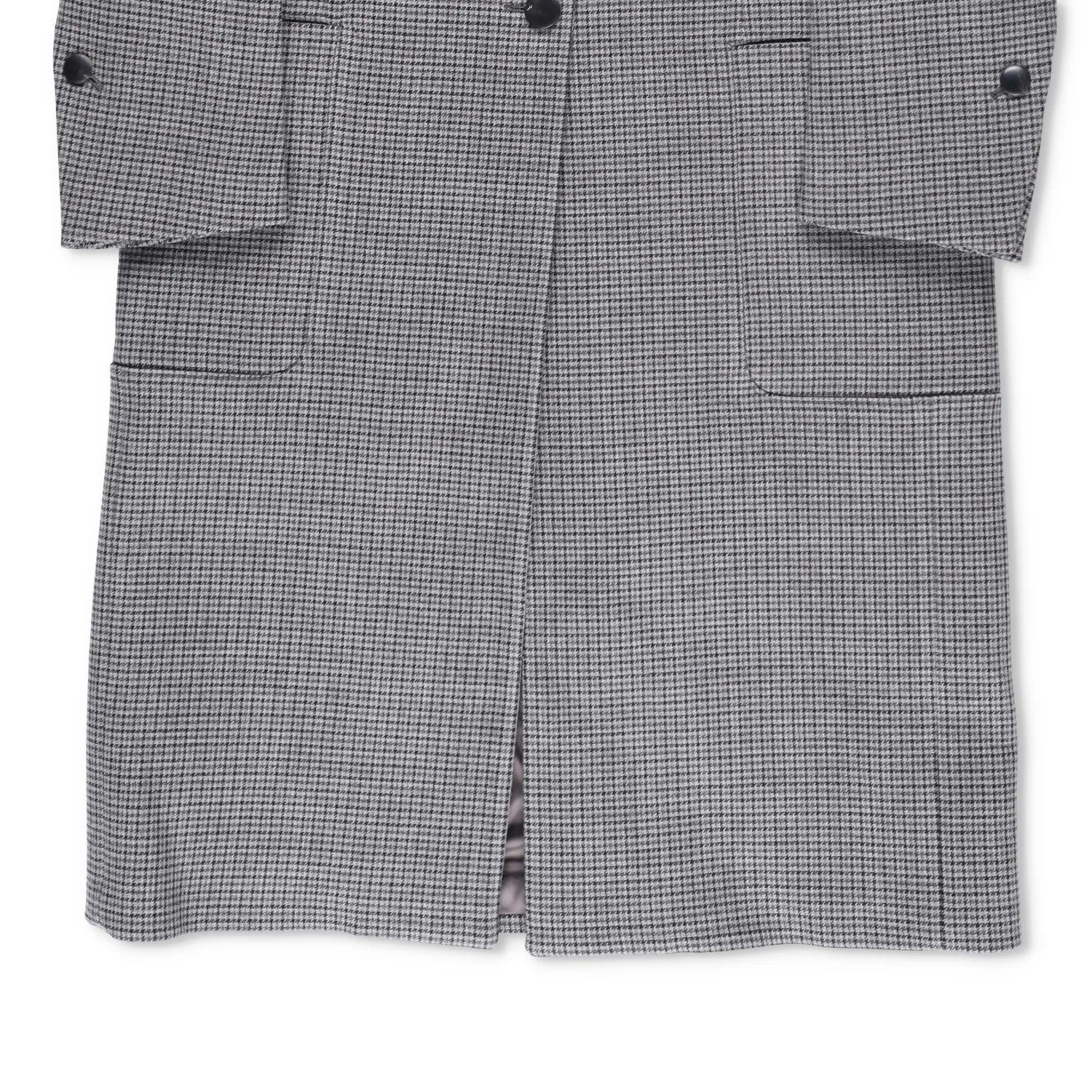 SALVATORE FERRAGAMO Womens Overcoat Knee Length Grey Collared Size 42 RRP 4045 — View 5