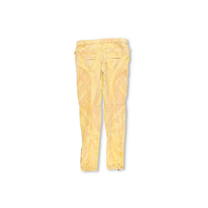 BALMAIN Womens Skinny Jeans Cotton Blend Yellow Back To Front Size 38 RRP 650 — View 9
