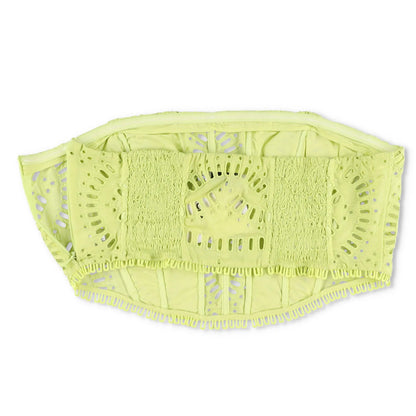 CHARO RUIZ IBIZA Womens Sting Top Corset Strapless Lace Lime Punch XL RRP 260 — View 9
