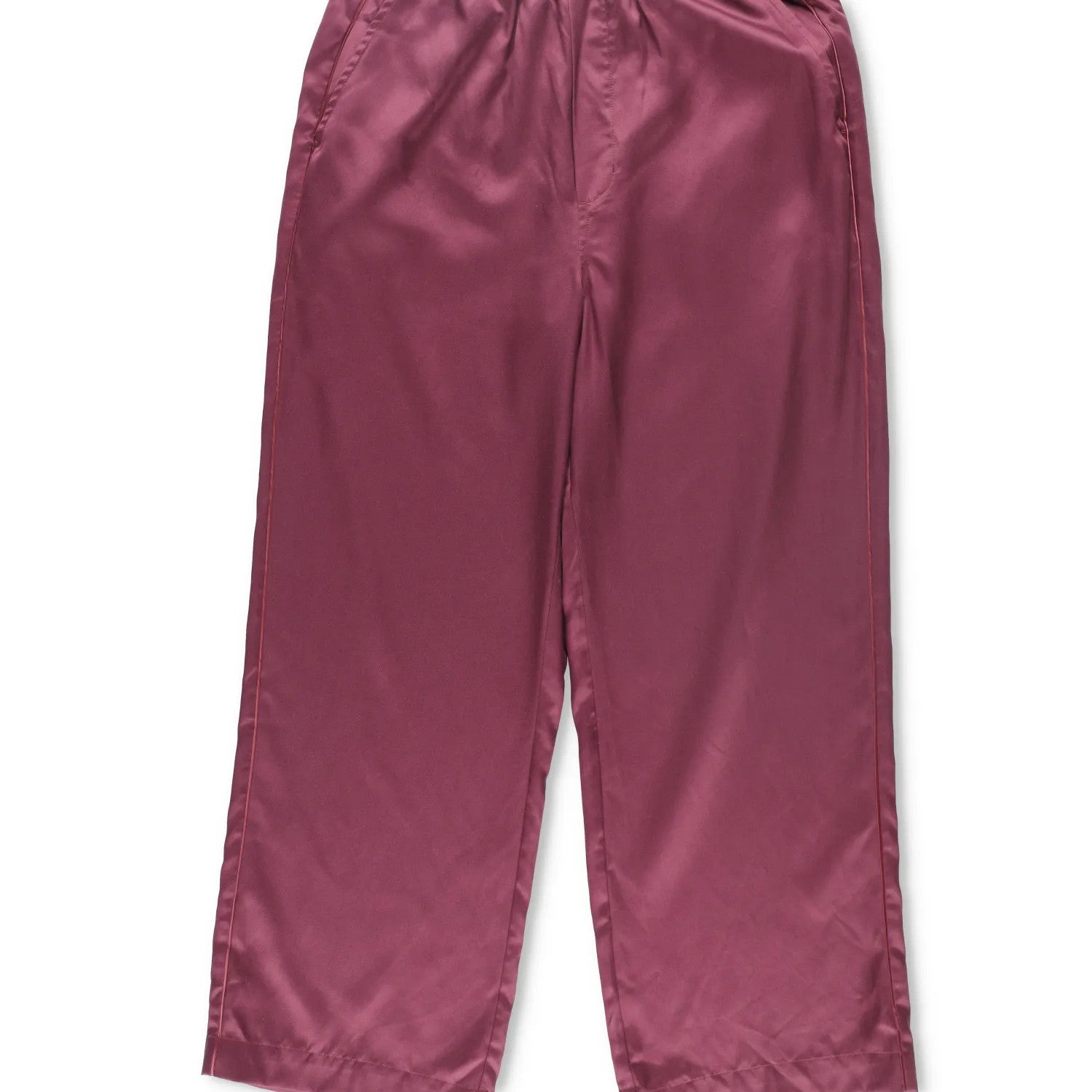 CDLP Mens Joggers Purple Lyocell Satin Straight Leg Slash Pocket Size 50 RRP 170 — View 3