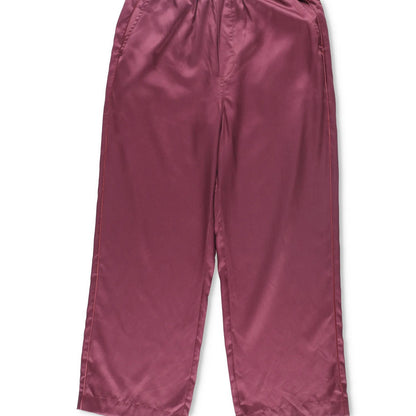 CDLP Mens Joggers Purple Lyocell Satin Straight Leg Slash Pocket Size 50 RRP 170 — View 3