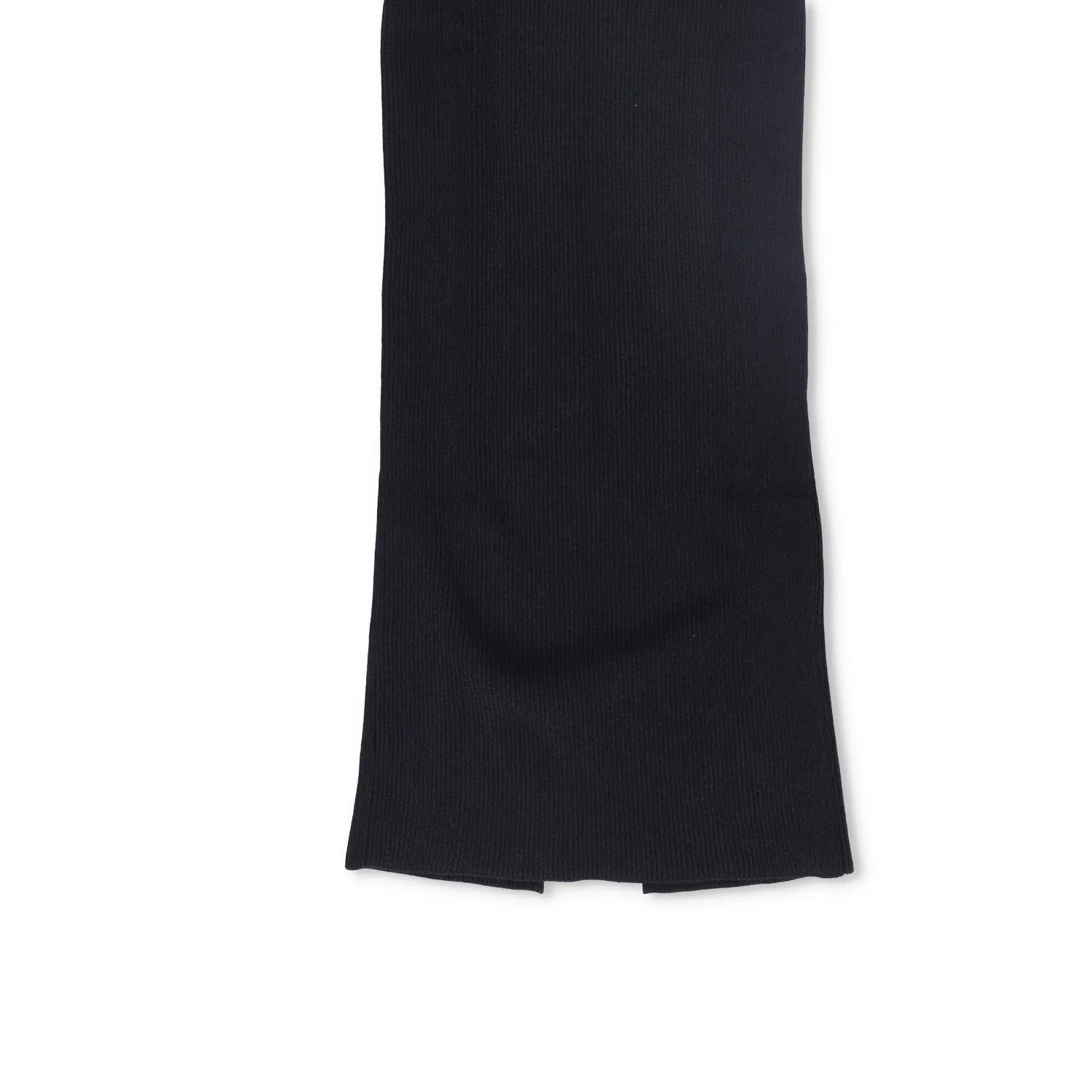 KHAITE Womens Nina Strappy Sweethear Neck Rib Knit Midi Dress Black XL RRP 1050 — View 5