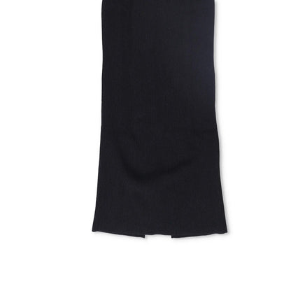 KHAITE Womens Nina Strappy Sweethear Neck Rib Knit Midi Dress Black XL RRP 1050 — View 5