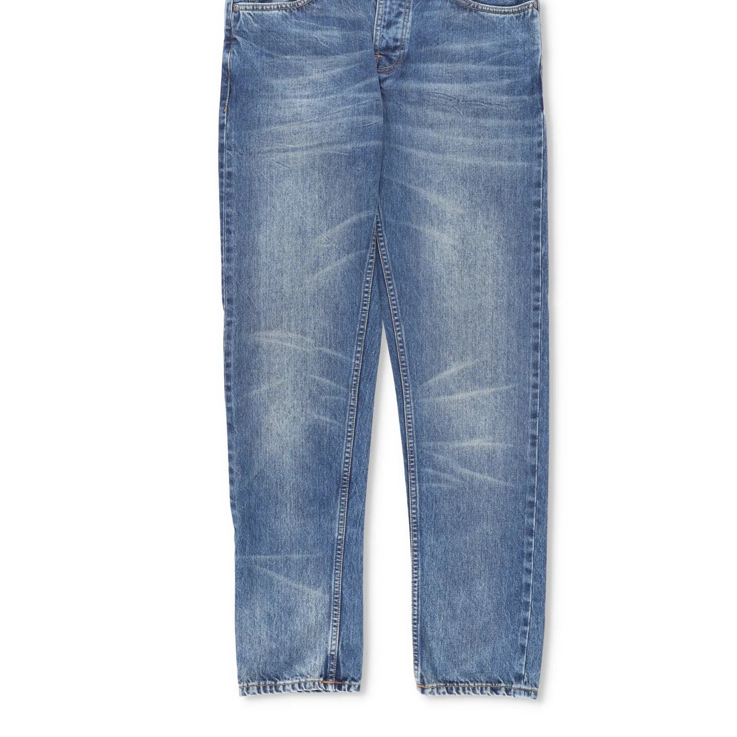 NUDIE JEANS Mens Jeans Steady Eddie Ii Stormy Selvedge Straight Blue 34 RRP 200 — View 3