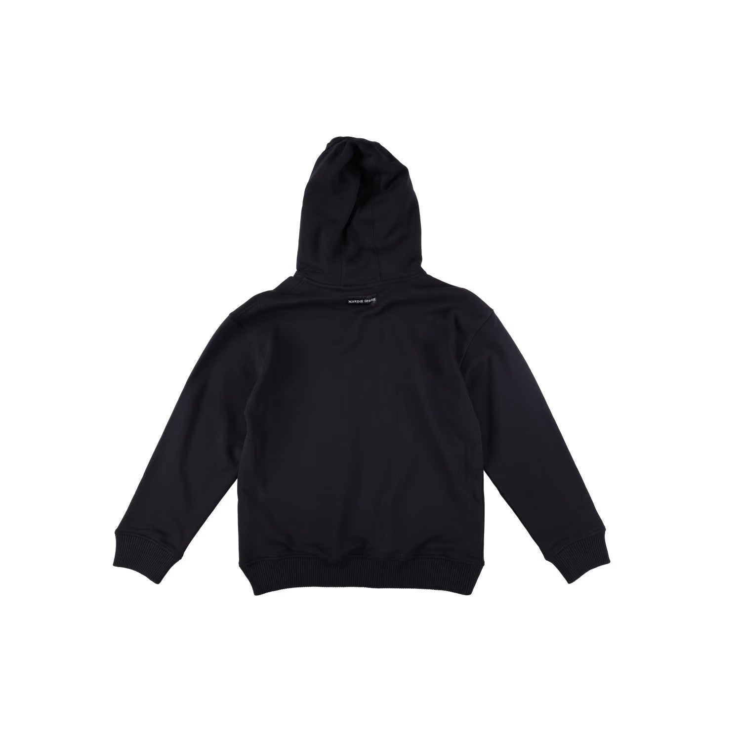 MARINE SERRE Womens Organic Cotton Fleece Hoodie Black Logo Size XS RRP 330 — View 10