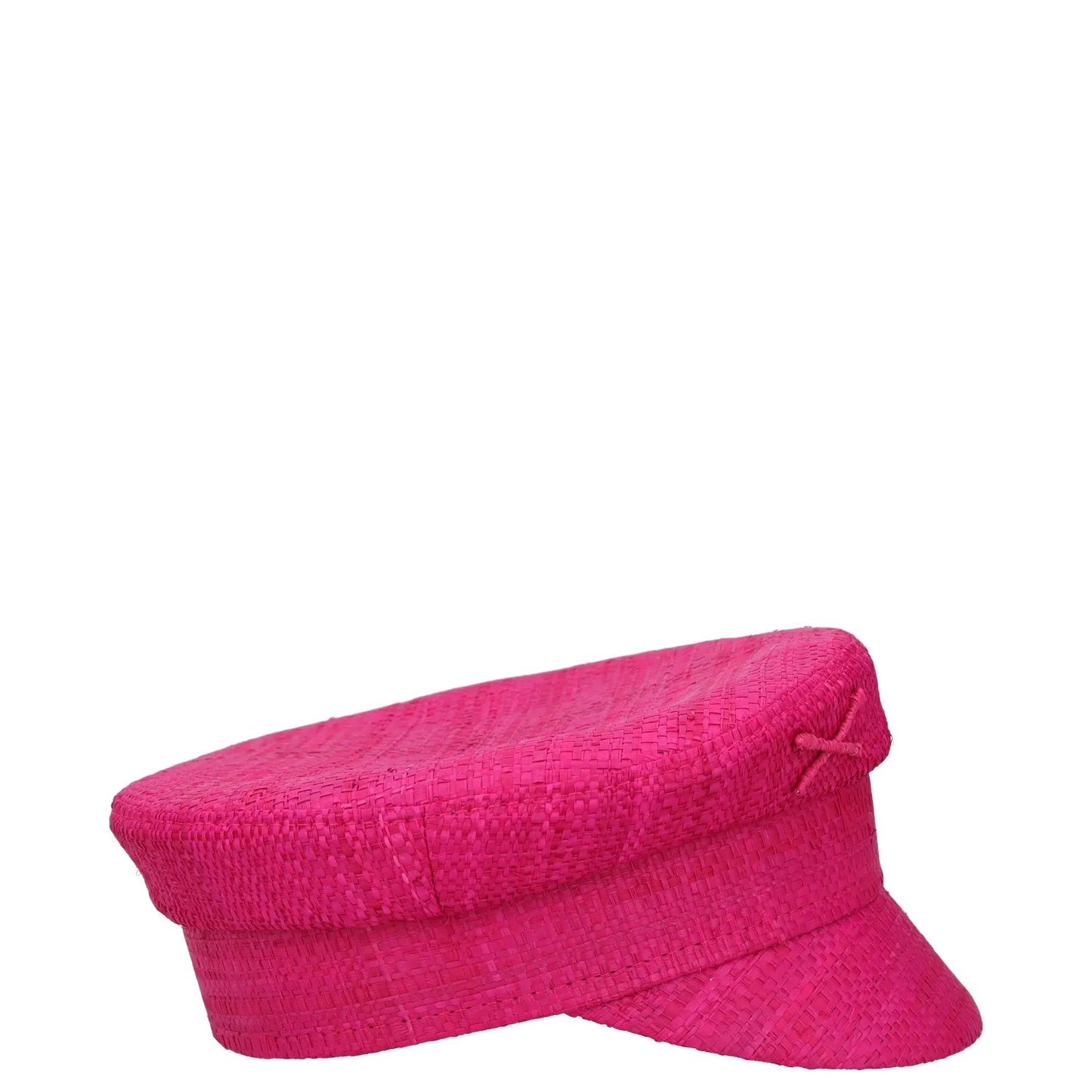 RUSLAN BAGINSKIY Womens Straw Baker Boy Hat Pink Embroidered Size M RRP 285 — View 6