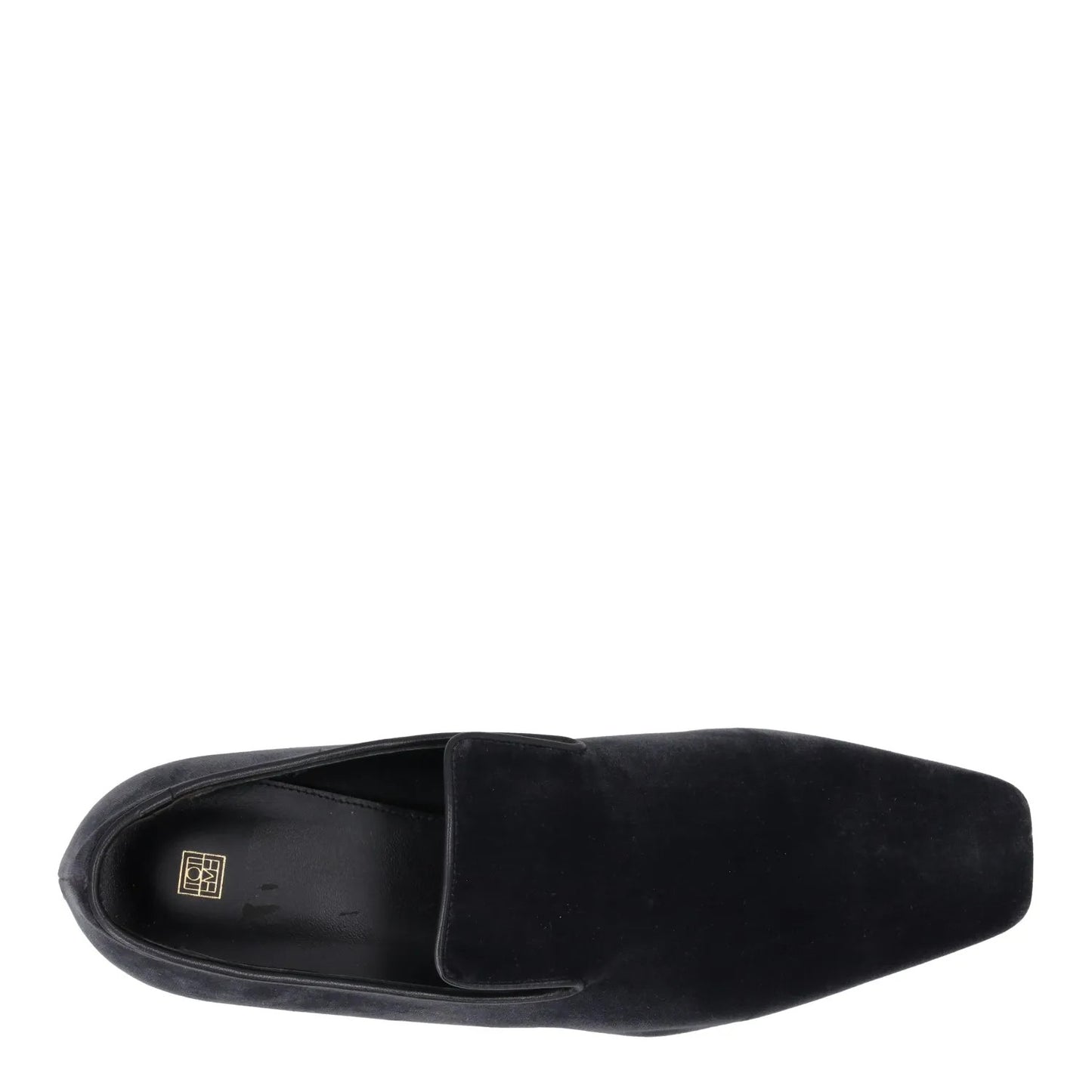 TOTEME Womens Grey Velvet Flat Loafer Slip On Leather Insole EU 38 RRP 490 — View 7