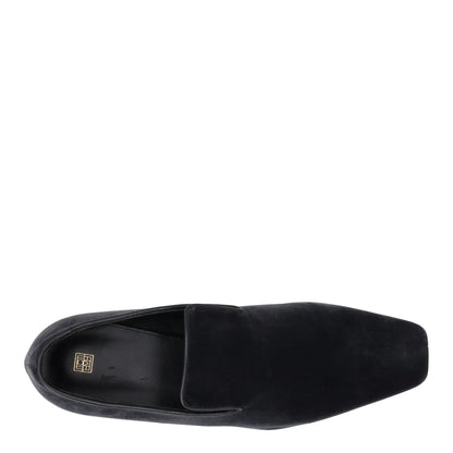 TOTEME Womens Grey Velvet Flat Loafer Slip On Leather Insole EU 38 RRP 490 — View 7