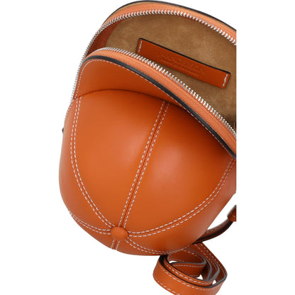 J.W. ANDERSON Womens Midi Cap Crossbody Bag Leather Orange Size M RRP 490 — View 10