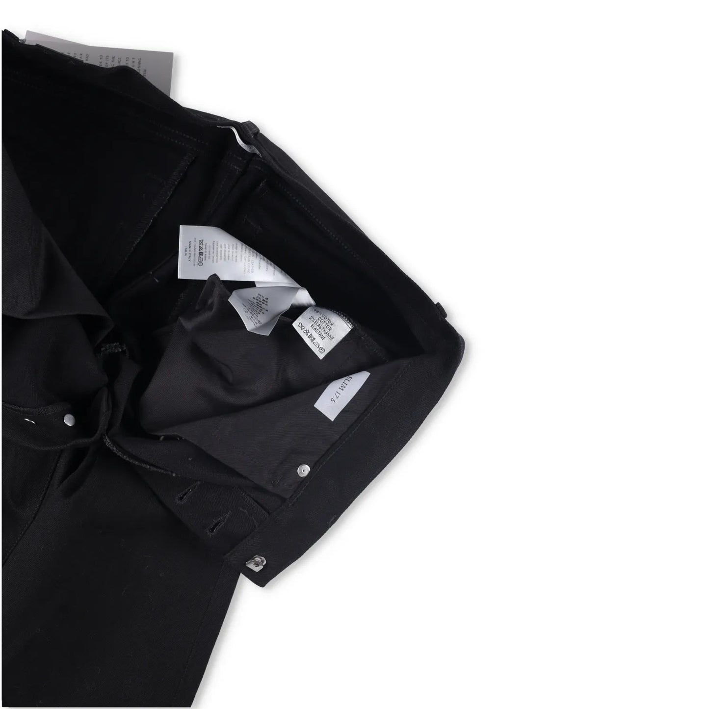 DIOR HOMME Mens Slim Fit Jeans Black Dior Logo Mid Rise Size 29 RRP 660 — View 7