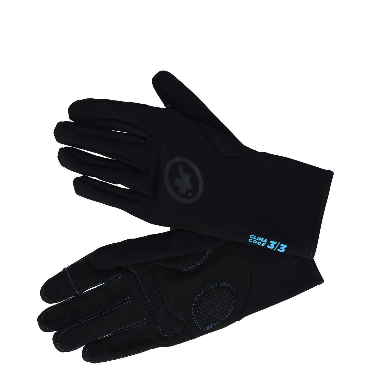 ASSOS Cycling Mens Black Series Gloves Silicone Grip Size L RRP 131 — View 2