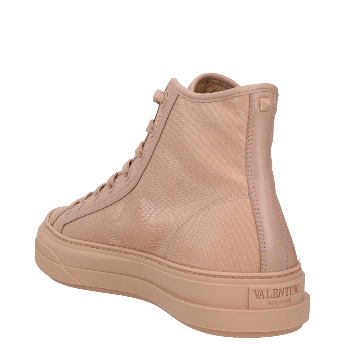 VALENTINO Womens Trainers Pink Synthetic High Top Lace Up UK 7 RRP 600 — View 5