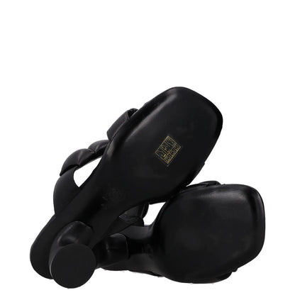 DRIES VAN NOTEN Womens Mid Banana Heel Double Strap Padded Mule Black UK7 RRP570 — View 8