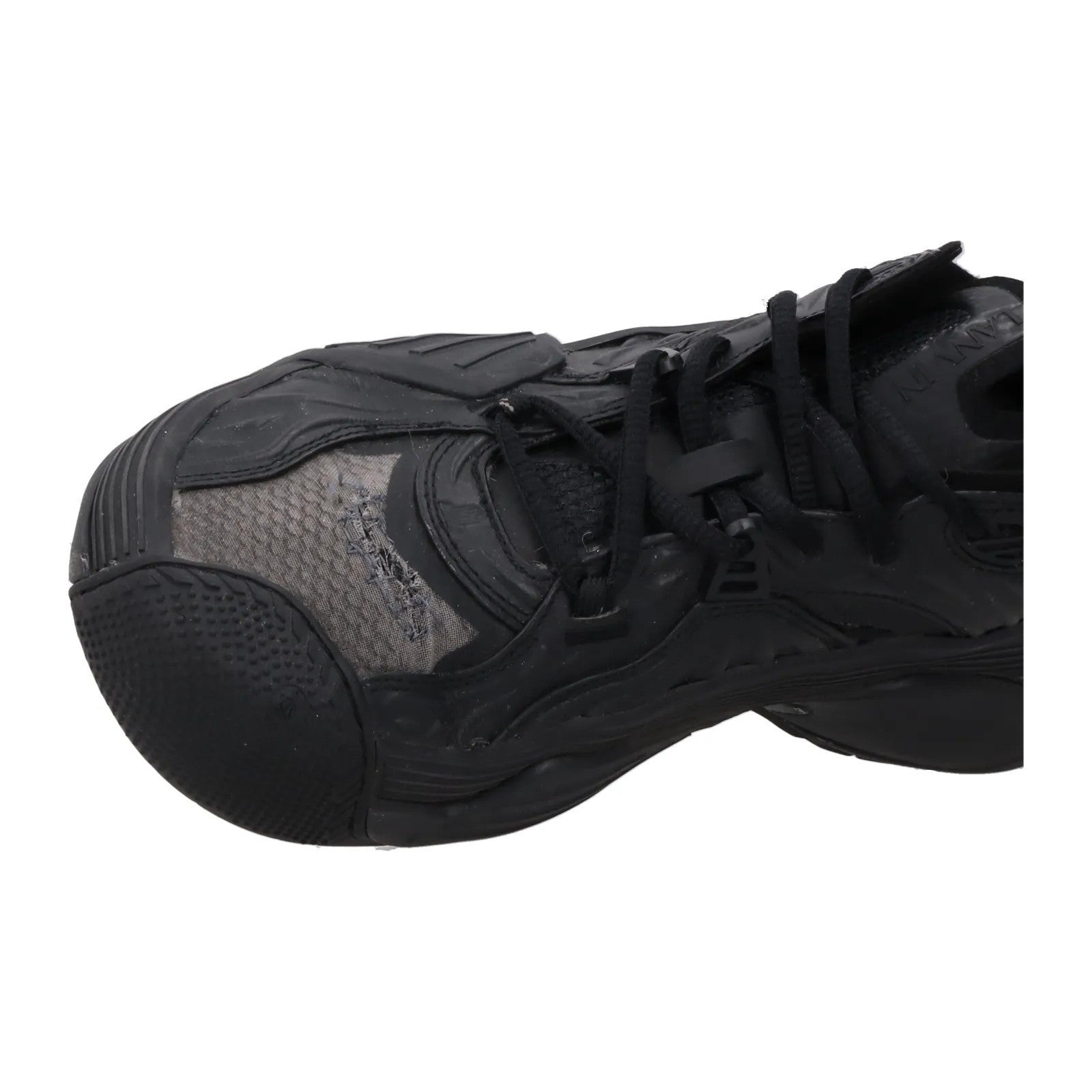 LANVIN Womens Flash-X Sneaker Black Polyurethane Moulded Sole Low Top UK4 RRP630 — View 8