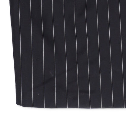 JUUN-J Unisex Striped Pinstripe Long Coat Wool Size 36 RRP1200 — View 7
