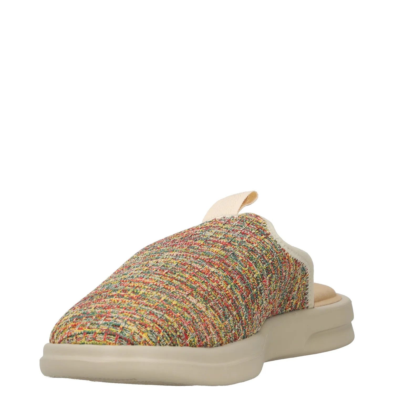 LUSSO Mens Pelli Waffle Knit Slippers Slider Brown Slip On Closed Toe UK7 RRP140 — View 3