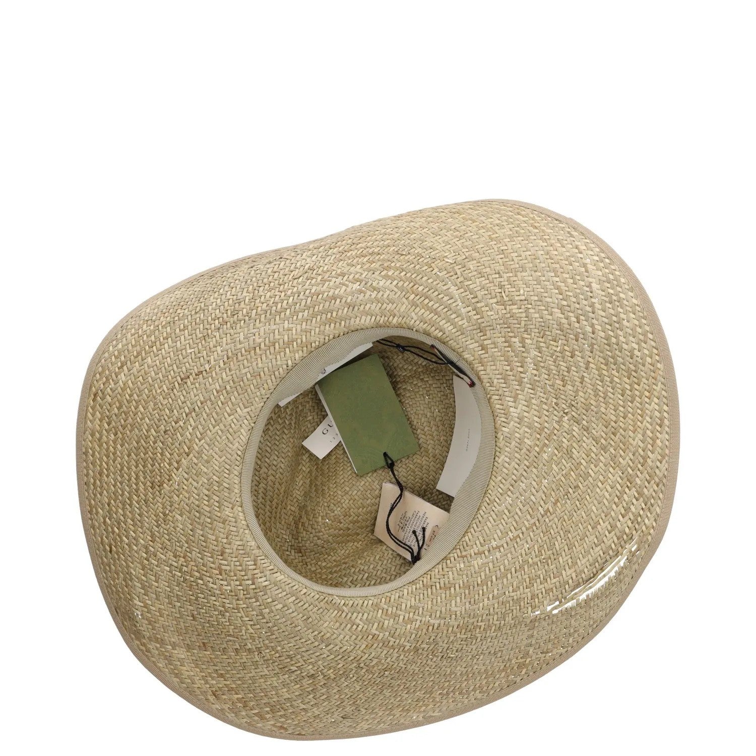 GUCCI Womens Straw Mora Hat  Fedora Beige Neutrals Buckle Size M RRP 435 — View 9