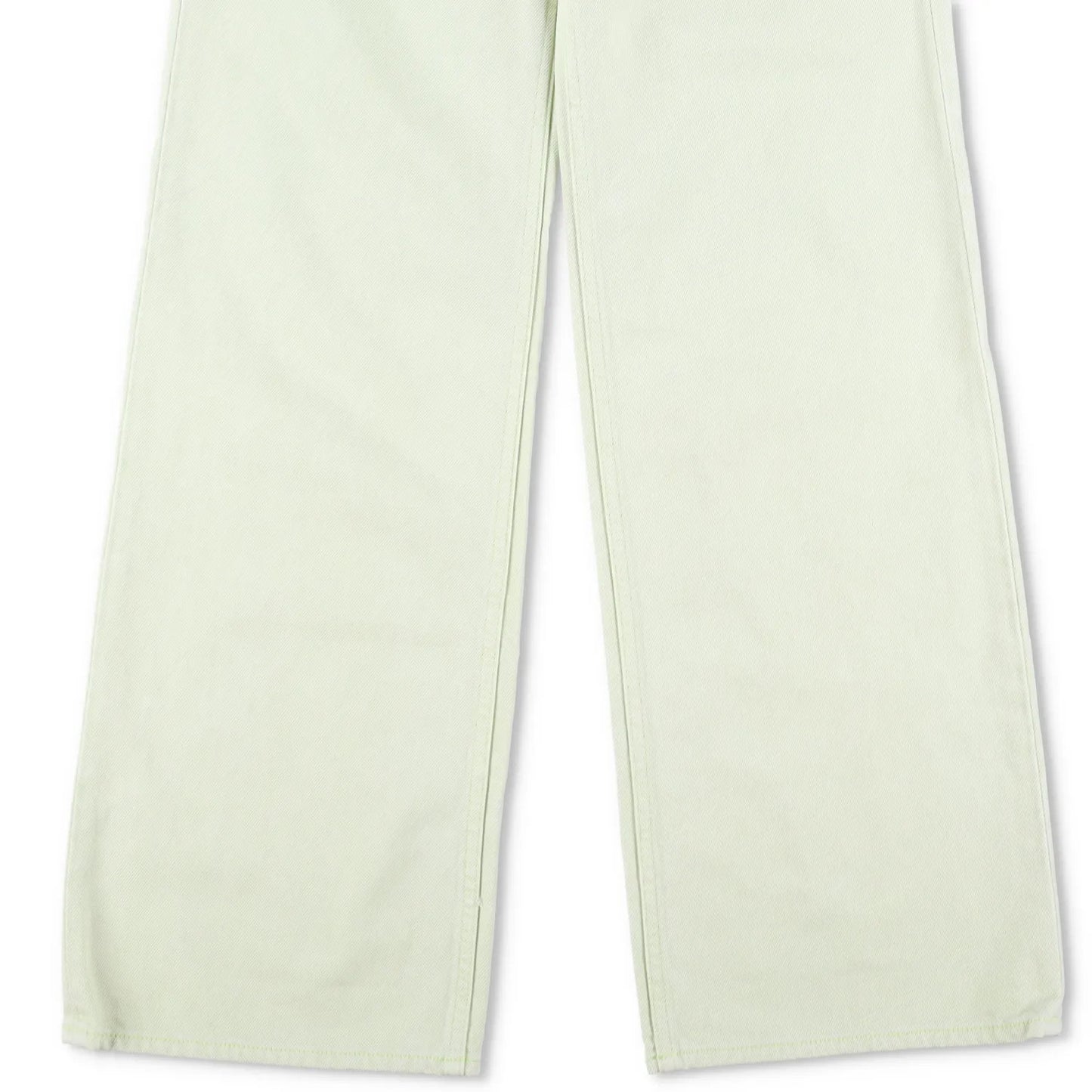 ULLA JOHNSON Womens Elodie Denim Jeans Straight Leg Pistachio Green 23 RRP 435 — View 3