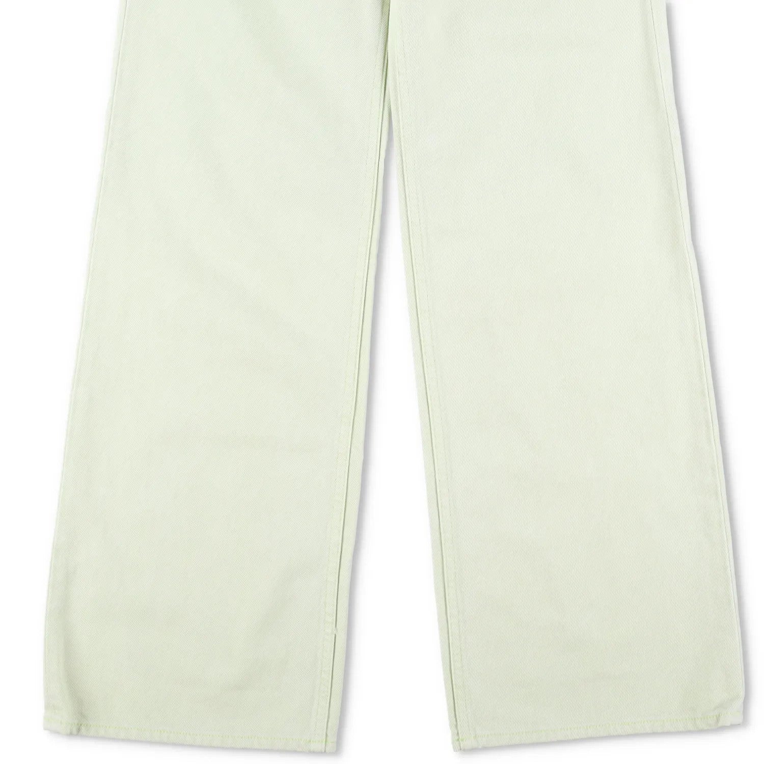 ULLA JOHNSON Womens Elodie Denim Jeans Straight Leg Pistachio Green 23 RRP 435 — View 3