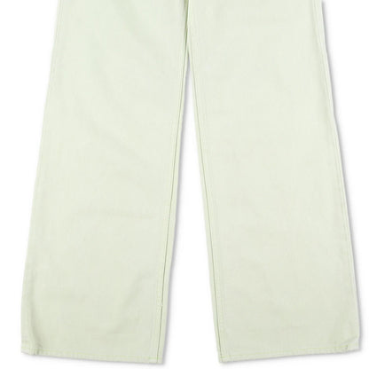 ULLA JOHNSON Womens Elodie Denim Jeans Straight Leg Pistachio Green 23 RRP 435 — View 3