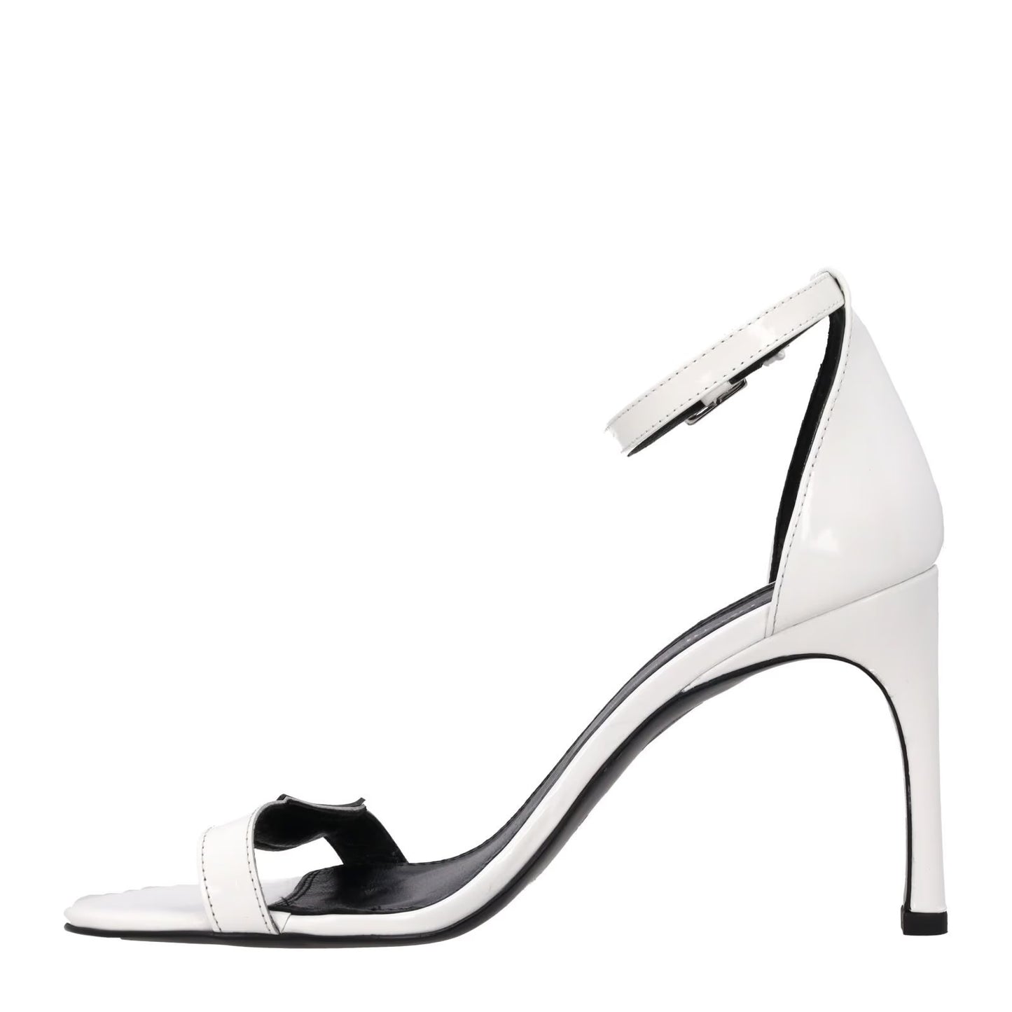COPERNI Womens Strappy High Heel Sandal White Leather Buckle Closure UK 5 RRP440 — View 4