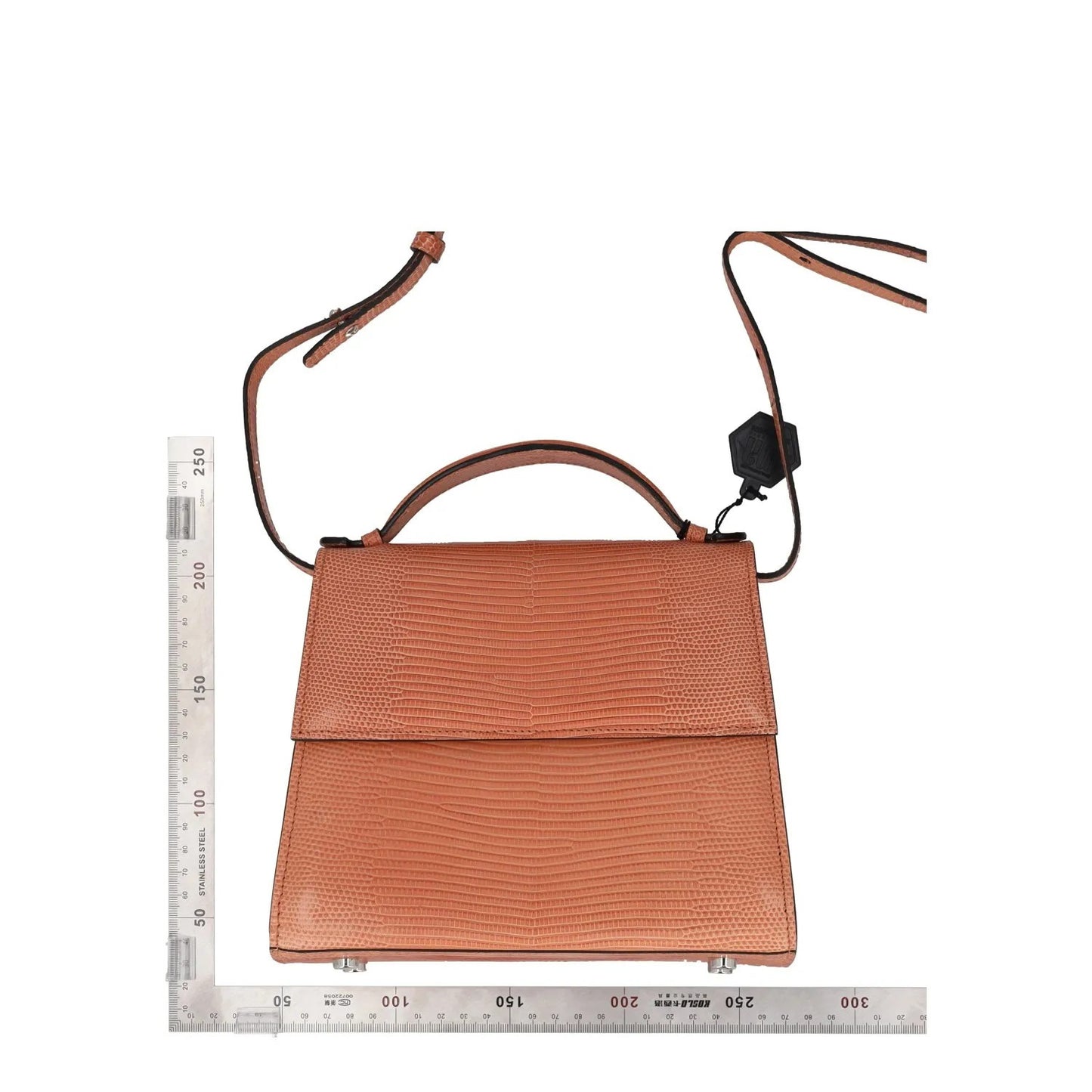 HUNTING SEASON Womens Top Handle Bag Structured Beige Leather Size S RRP 895 — View 9